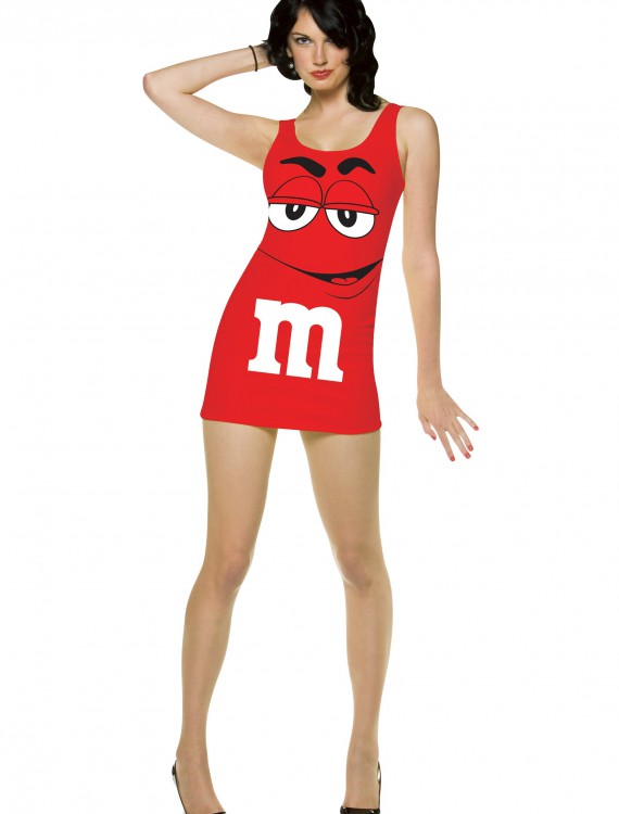 Womens Red M&M Costume, halloween costume (Womens Red M&M Costume)
