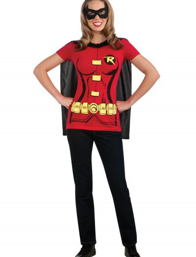 Womens Robin T-Shirt Costume, halloween costume (Womens Robin T-Shirt Costume)