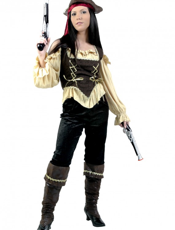 Womens Rustic Pirate Costume, halloween costume (Womens Rustic Pirate Costume)