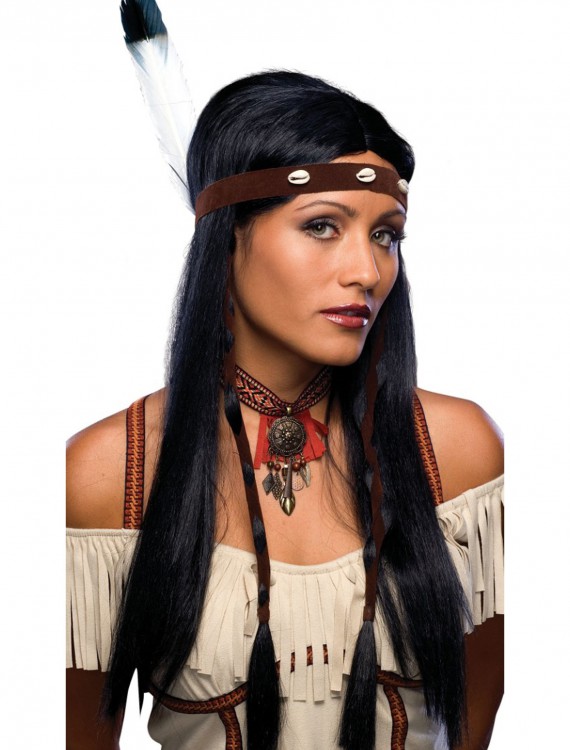 Women's Sexy Indian Wig, halloween costume (Women's Sexy Indian Wig)