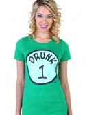 Womens St. Patricks Day Drunk 1 T-Shirt, halloween costume (Womens St. Patricks Day Drunk 1 T-Shirt)