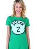 Womens St. Patrick's Day Drunk 2 T-Shirt, halloween costume (Womens St. Patrick's Day Drunk 2 T-Shirt)