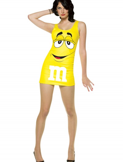 Womens Yellow M&M Costume, halloween costume (Womens Yellow M&M Costume)