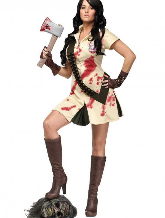 Womens Zombie Hunter Costume, halloween costume (Womens Zombie Hunter Costume)