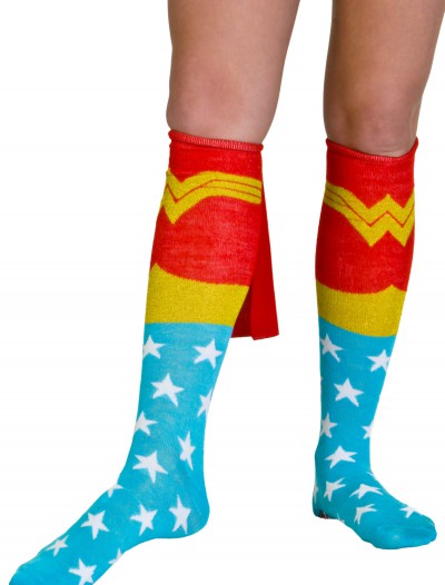 Wonder Woman Cape Socks, halloween costume (Wonder Woman Cape Socks)