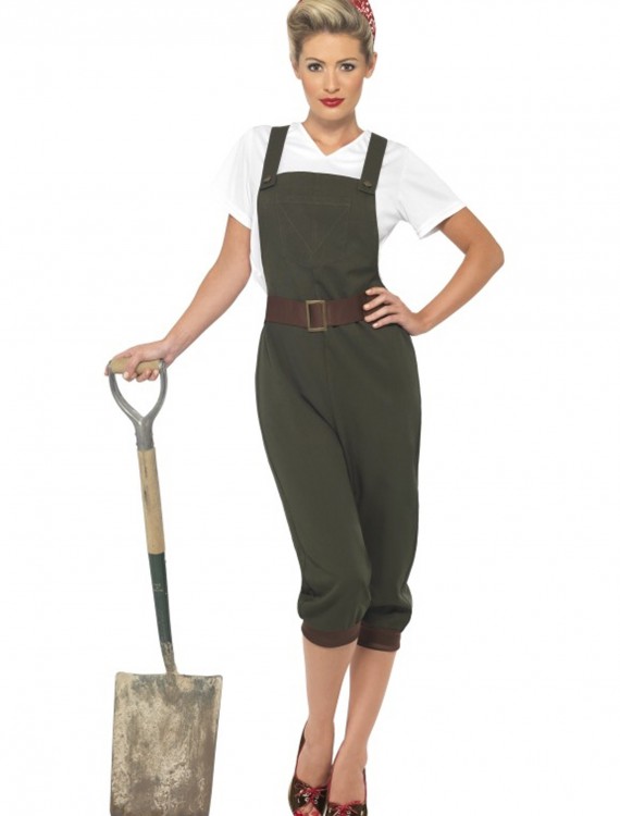 WW2 Land Girl Costume, halloween costume (WW2 Land Girl Costume)