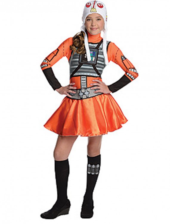 X-Wing Fighter Tween Dress Costume, halloween costume (X-Wing Fighter Tween Dress Costume)