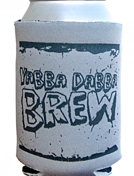 Yabba Dabba Brew Can Koozie, halloween costume (Yabba Dabba Brew Can Koozie)