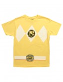 Yellow Power Ranger T-Shirt, halloween costume (Yellow Power Ranger T-Shirt)