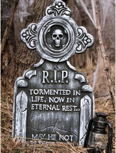 36 Two Piece Eternal Rest Tombstone, halloween costume (36 Two Piece Eternal Rest Tombstone)