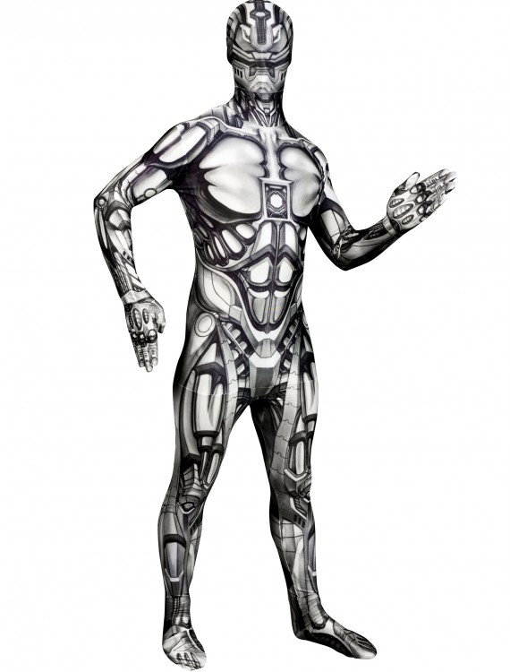 Adult The Android Morphsuit, halloween costume (Adult The Android Morphsuit)