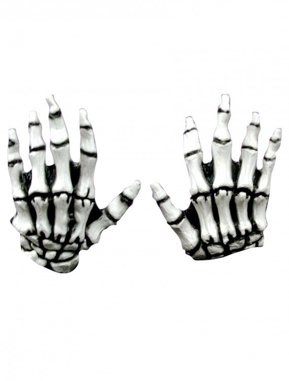 Junior White Skeleton Hands, halloween costume (Junior White Skeleton Hands)