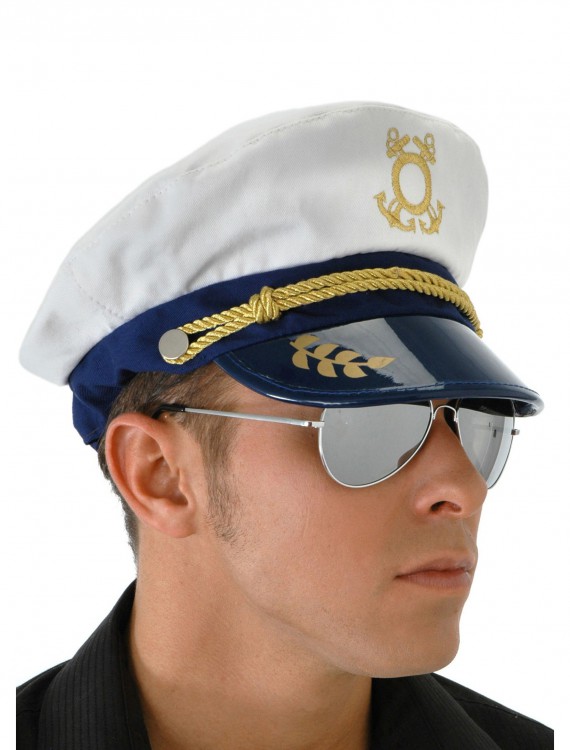Mens Sailor Captain Hat, halloween costume (Mens Sailor Captain Hat)