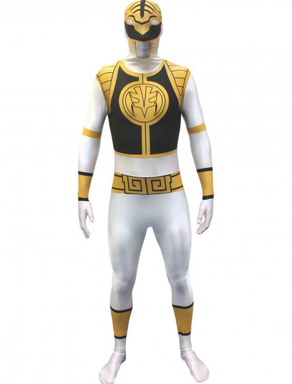 Power Rangers: White Ranger Morphsuit, halloween costume (Power Rangers: White Ranger Morphsuit)